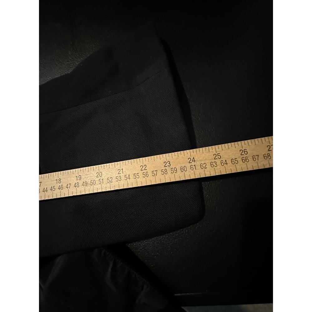 J.Crew Size 14 Blazer Going-Out Open Stretch Twill Black Sport Coat Jacket CLT - Picture 7 of 8
